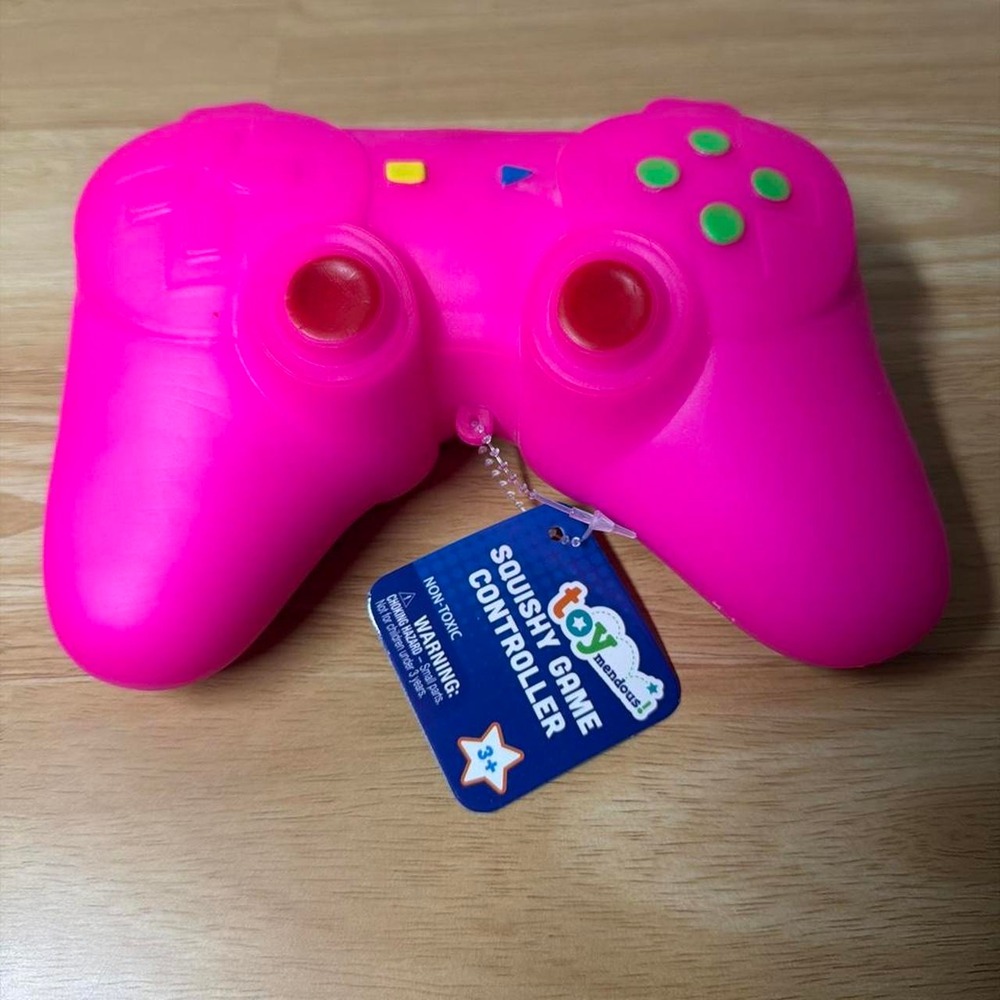 Sunny Days Large Squishy Game Controller in pink